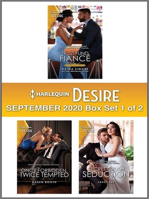 cover image of Harlequin Desire September 2020--Box Set 1 of 2